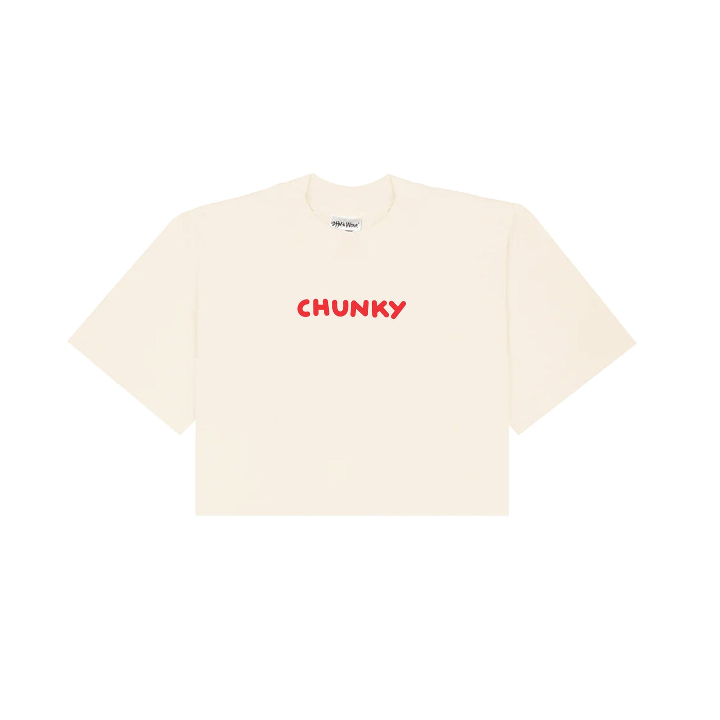 Chunky Standing Baby Cropped T-Shirt -  Mayonnaise