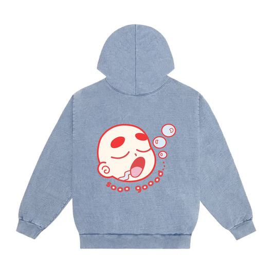 Chunky Baby Bubbles Premium 14oz Hoodie - Crystal Blue