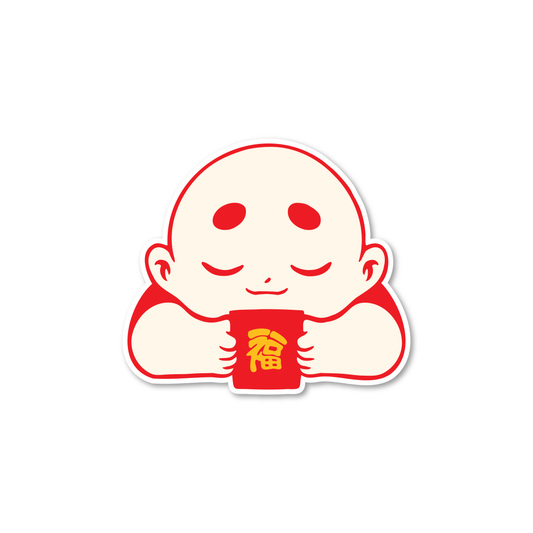 Chunky Baby with Red Envelope Sticker