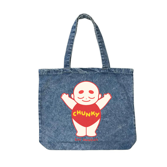 Chunky Standing Baby Jean Tote