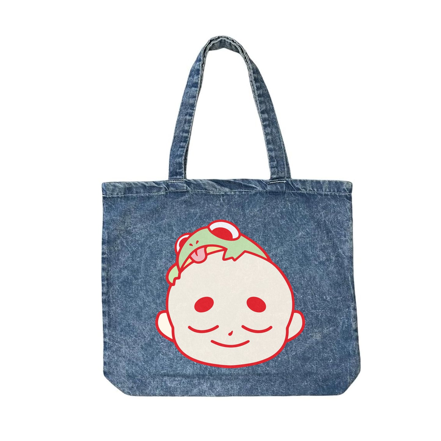 Chunky Baby and Frog Jean Tote