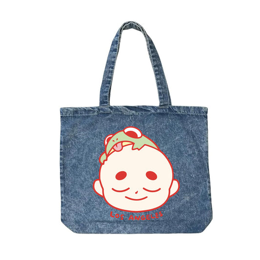 Chunky Baby and Frog Jean Tote