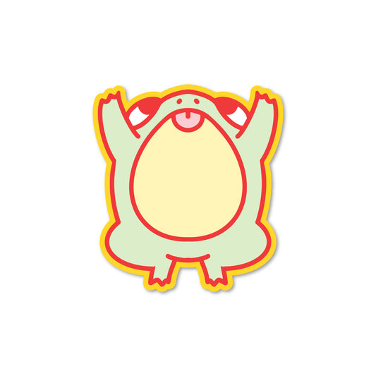 Jumping Frog Sticker