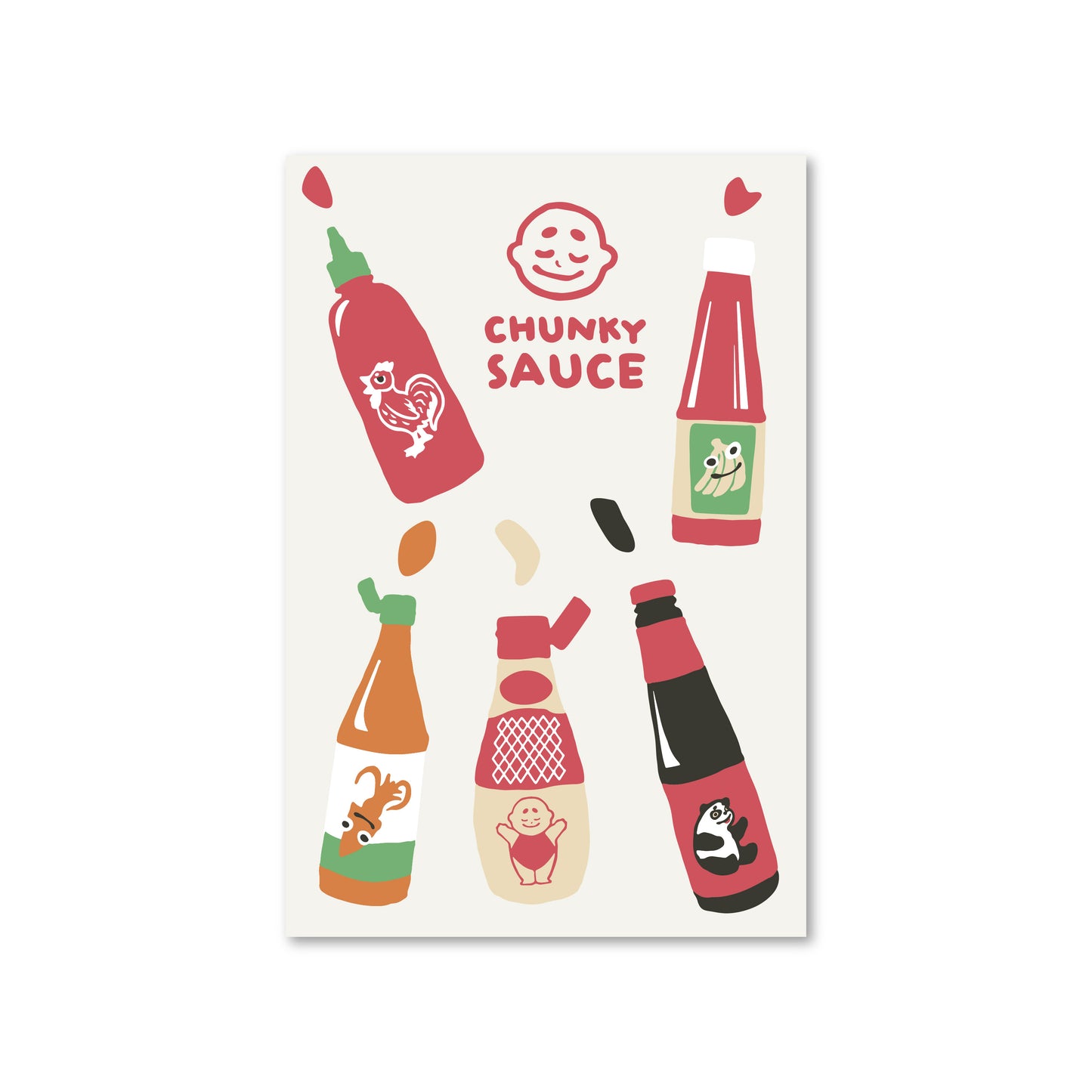 Chunky Sauces Sticker Sheet