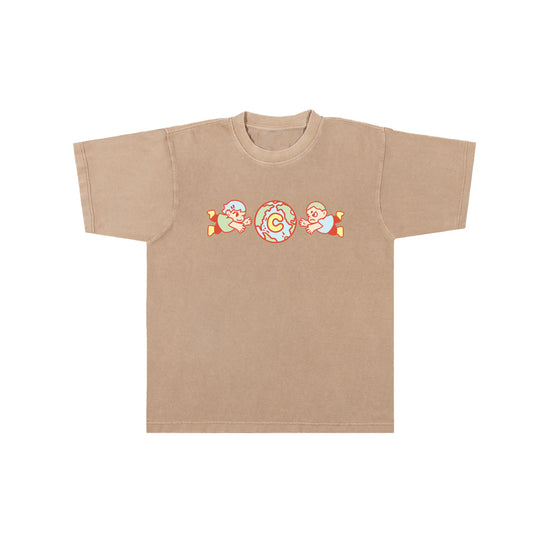 Xero and One to Earth T-Shirt - Sand