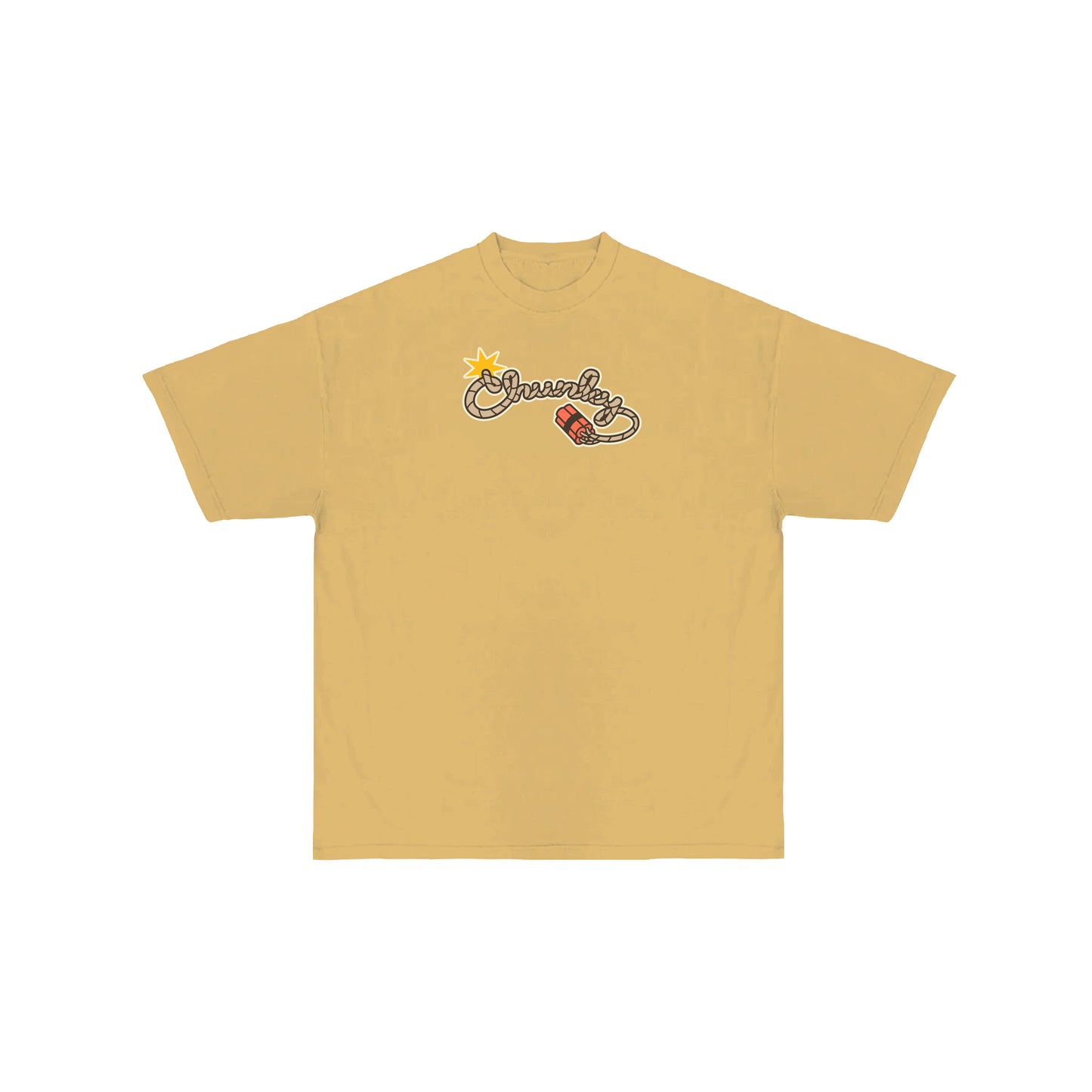 Chunky Lucky Horse Coin T-Shirt - Golden Yellow