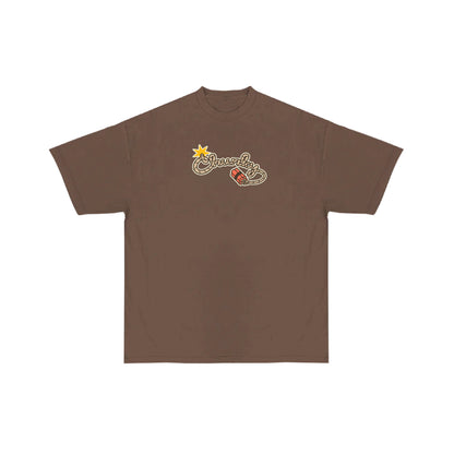 Chunky Lucky Horse Coin T-Shirt - Brown
