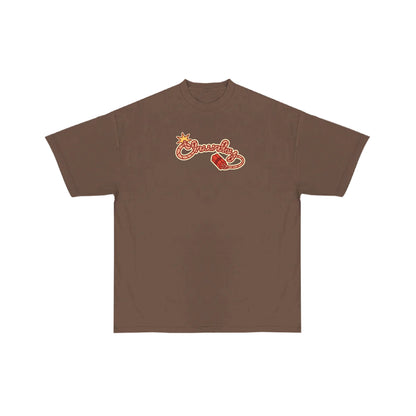 Chunky Fire Horse and Duck Ya T-Shirt - Brown
