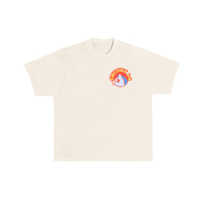 Chunky Baby Horse Carousel T-Shirt - Egg-White