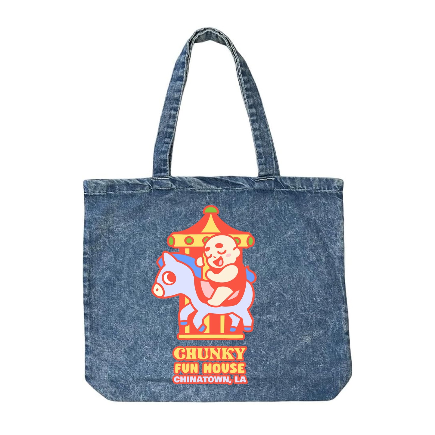 Chunky Baby Carousel Jean Tote