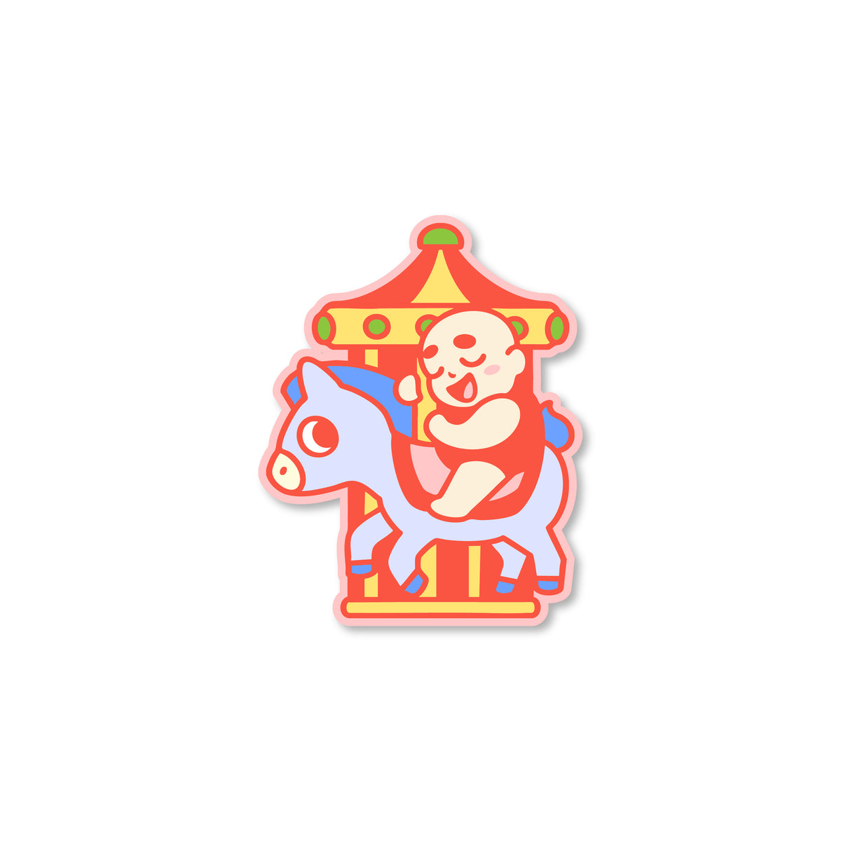 Lumpy Baby Link Chunky Baby Carousel Sticker