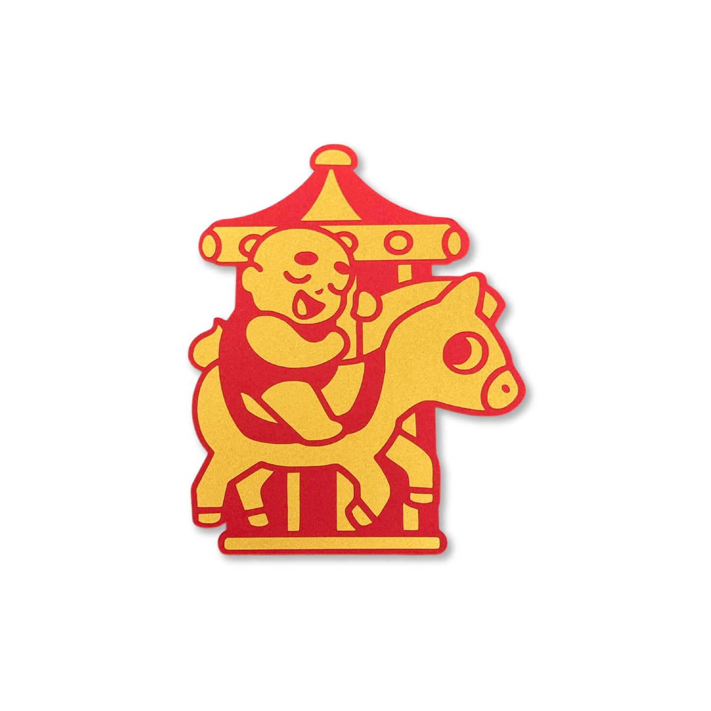 Chunky Baby Carousel Red Envelope