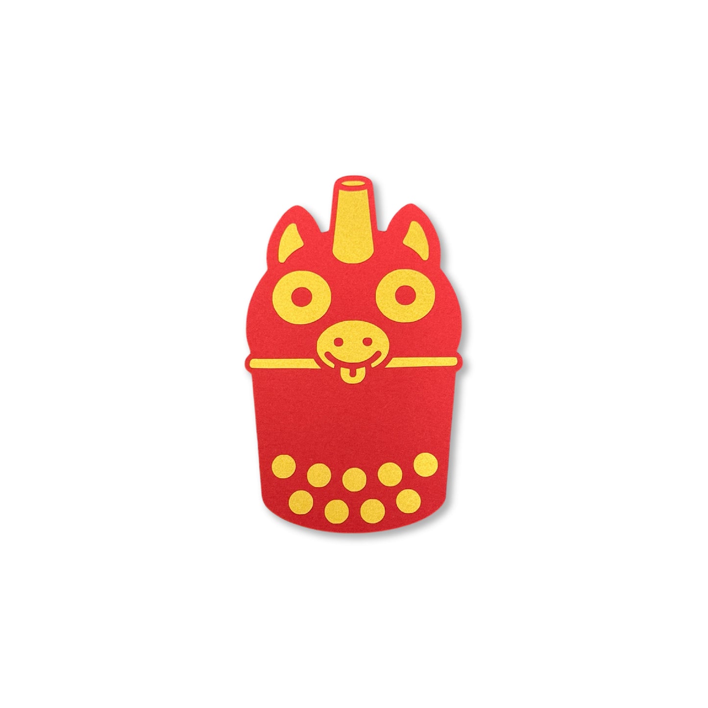 Chunky Unicorn Boba Red Envelope