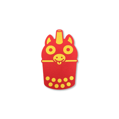 Chunky Unicorn Boba Red Envelope