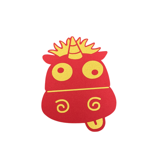 Chunky Fluffy Unicorn Red Envelope