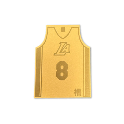 LA Jersey Number 8 Gold Envelope