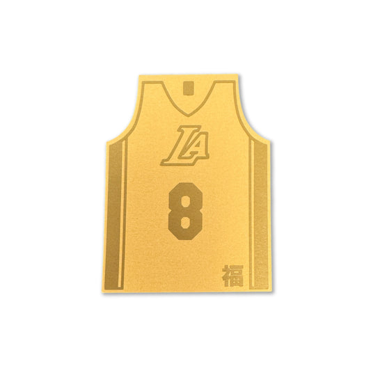 LA Jersey Number 8 Gold Envelope