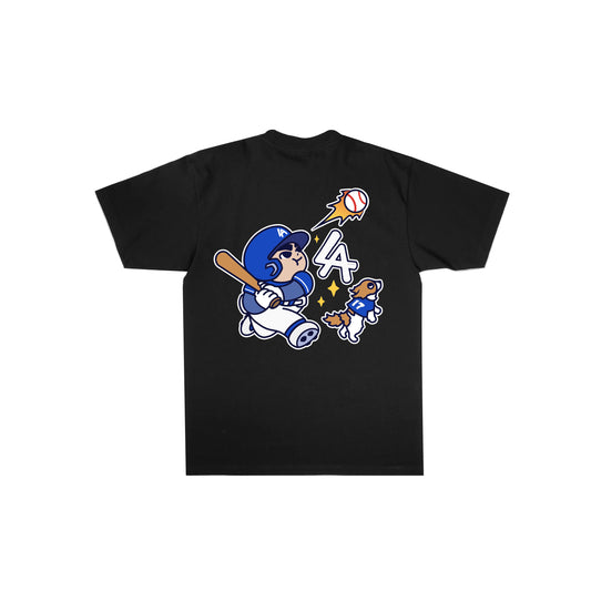 Chunkytani Slugger Blue Away T-Shirt - Black