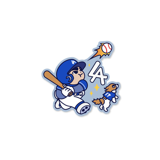 Chunkytani Slugger Sticker - Blue Away