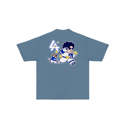 Chunkytani Deco T-Shirt - Denim Blue