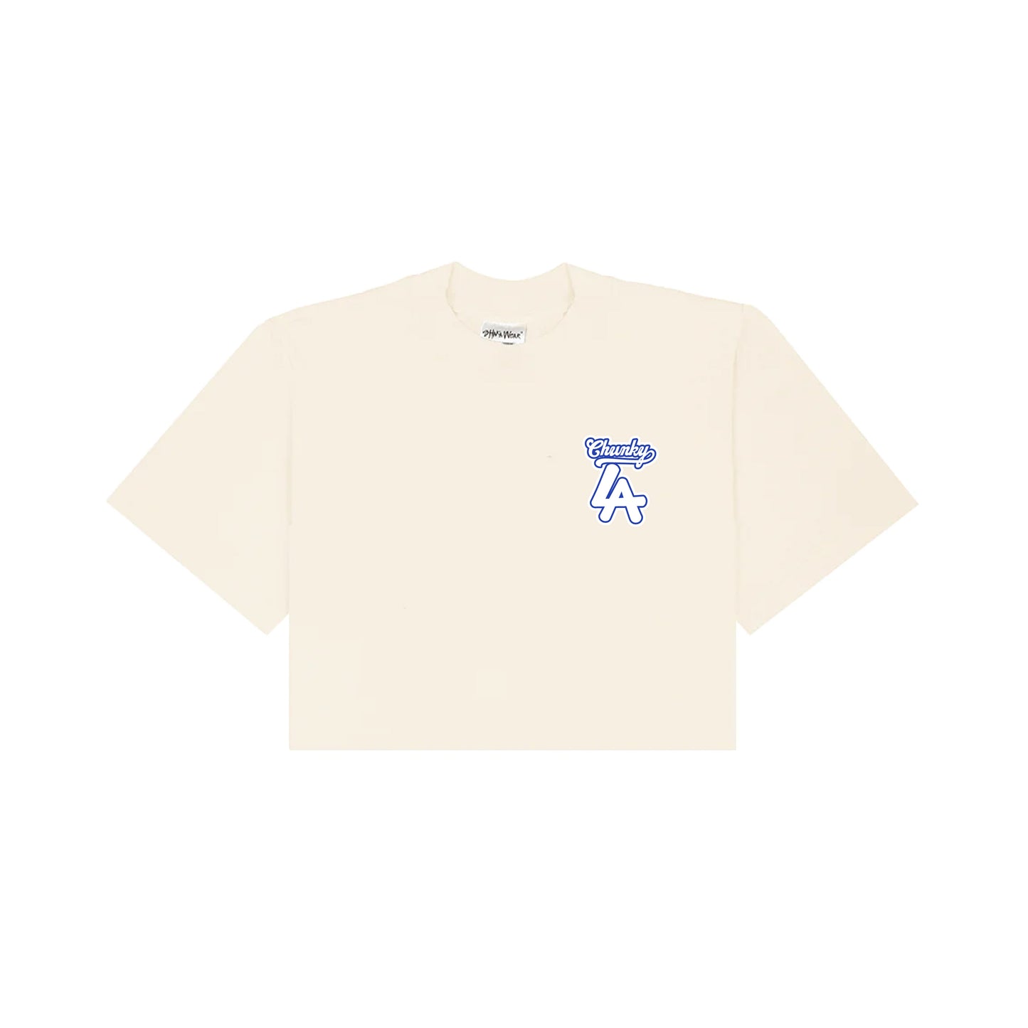 Chunkytani Deco Cropped T-Shirt - Cream