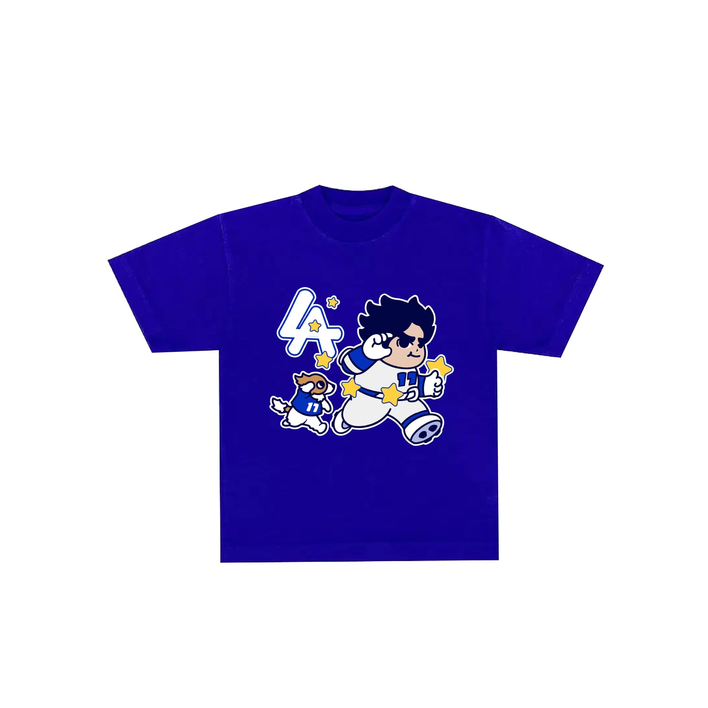 Chunkytani Deco Kids T-Shirt - Dodger Blue