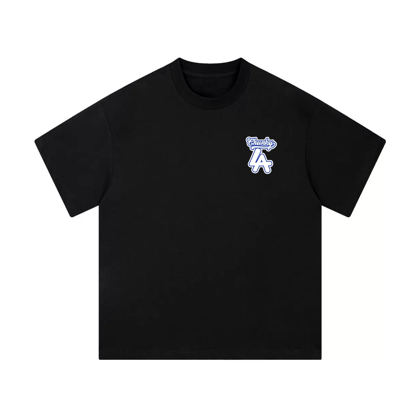 Chunkytani Deco Mid-Cropped T-Shirt - Black