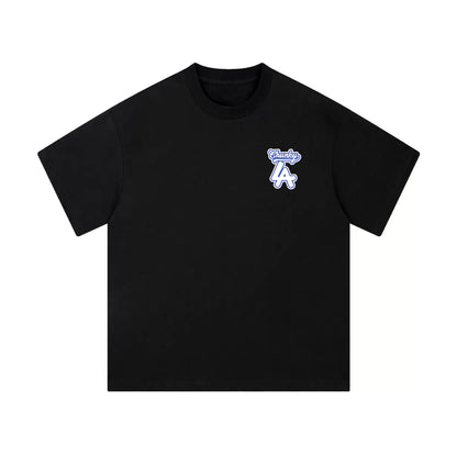 Chunkytani Deco Mid-Cropped T-Shirt - Black