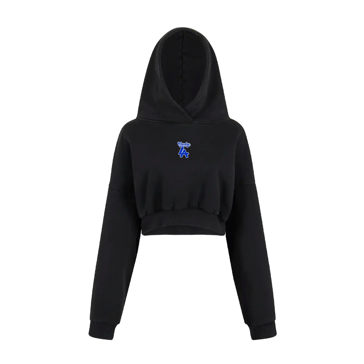 Chunkytani Slugger Cropped Hoodie - Black - PREORDER