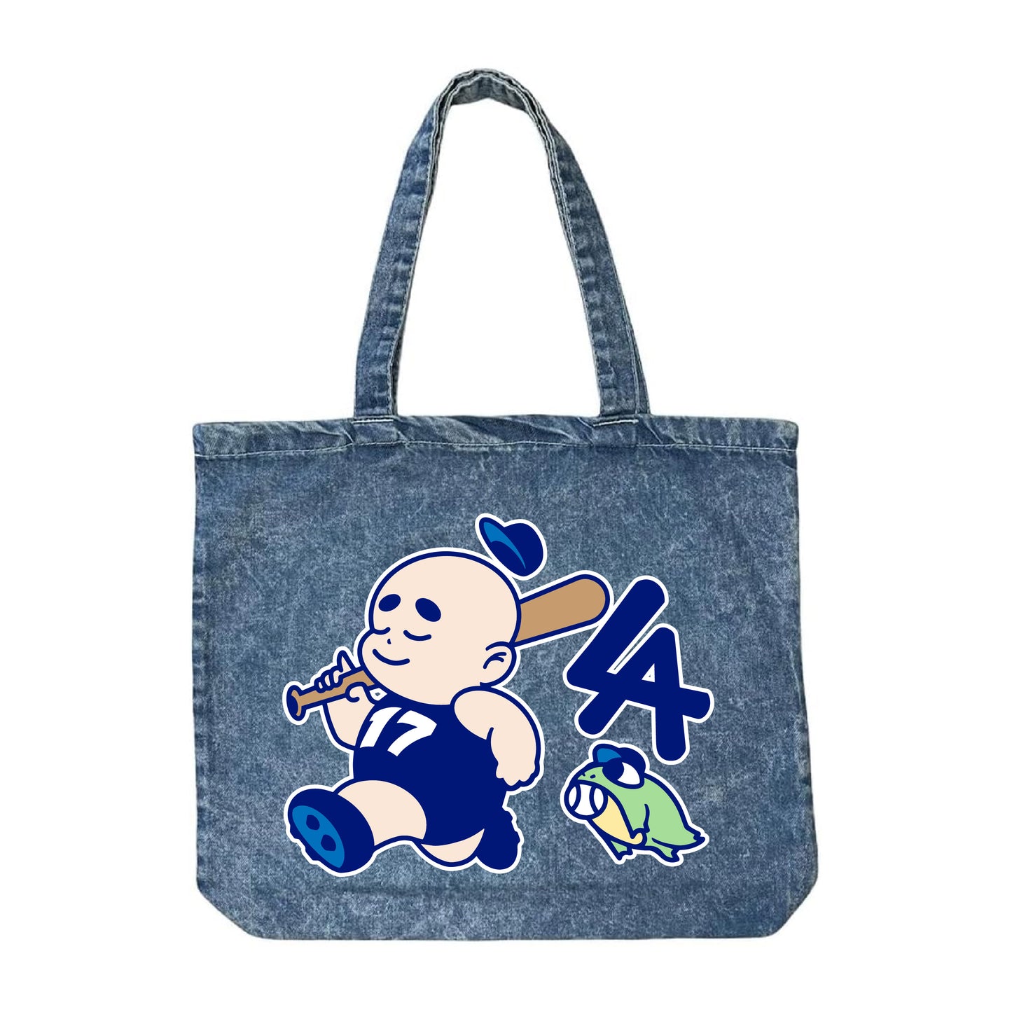 Chunky Baseball Baby Jean Tote