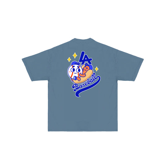 Chunkytani Meatball T-Shirt - Denim Blue