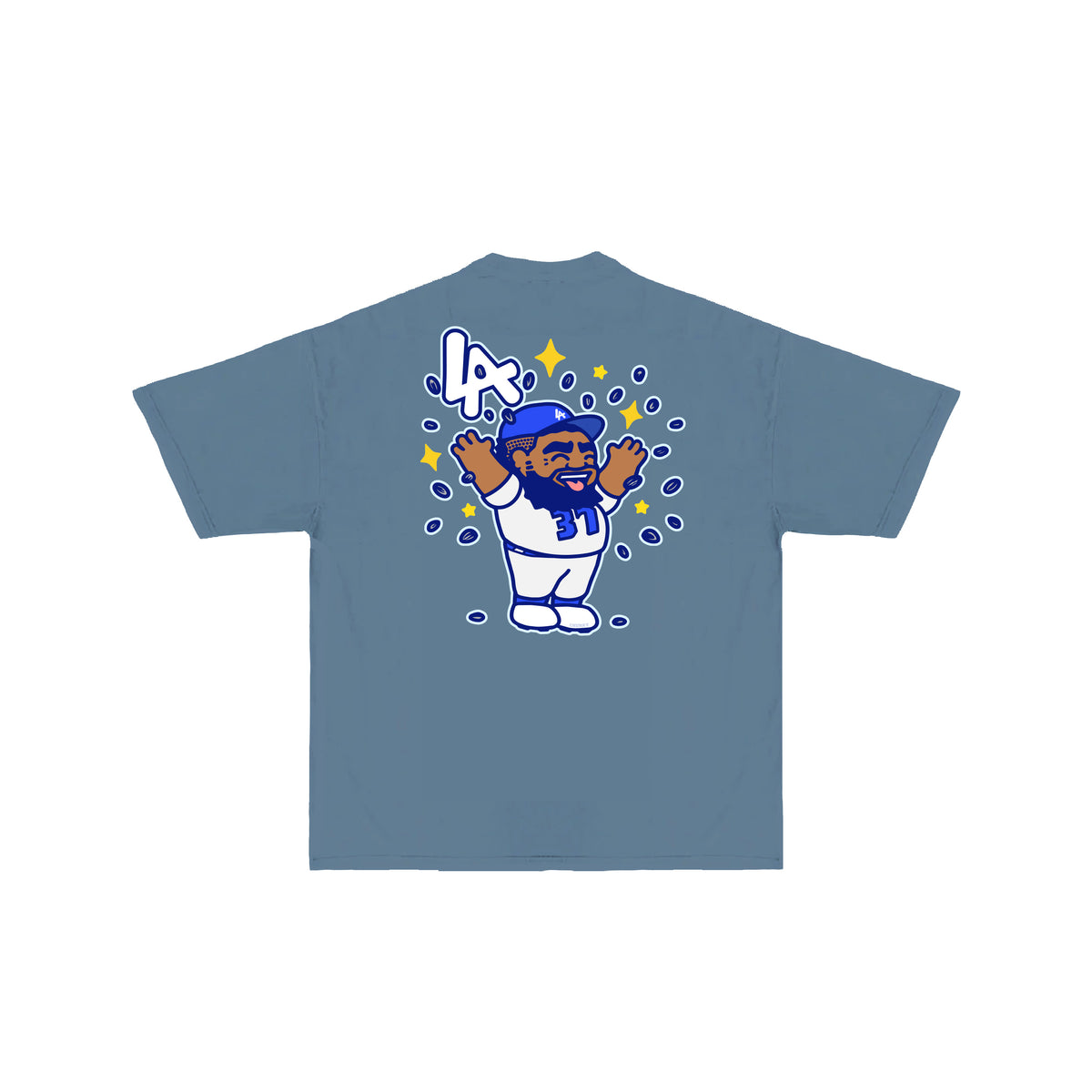 Chunkytani Players Mr Seeds T-Shirt -Denim Blue