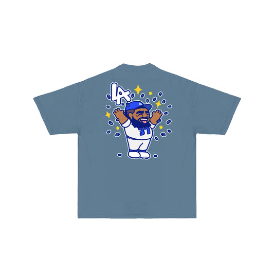 Chunkytani Players Mr Seeds T-Shirt -Denim Blue
