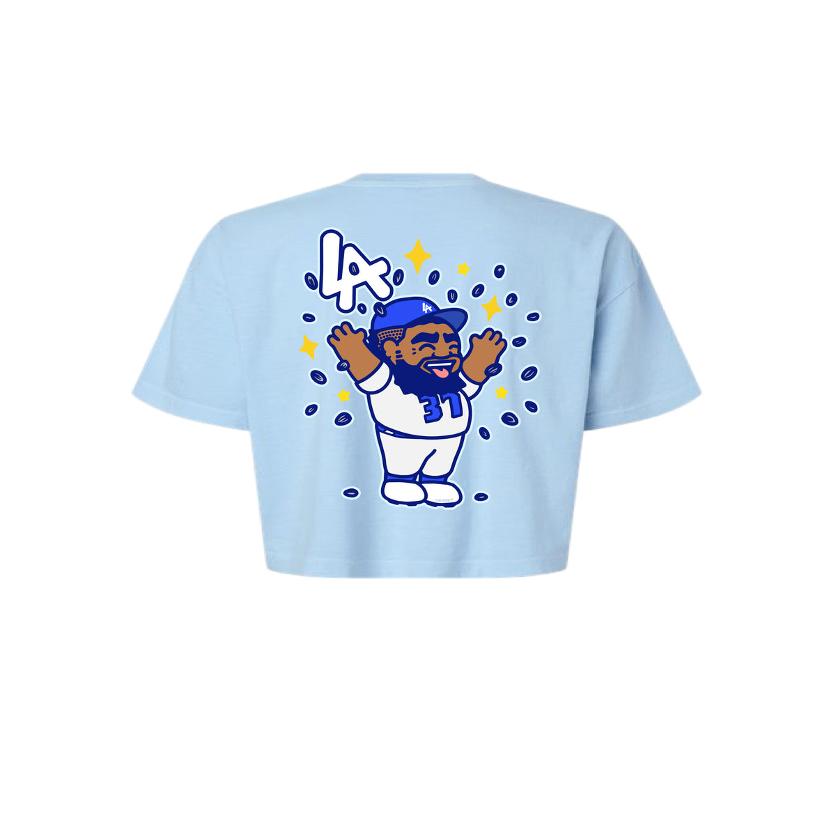 Chunkytani Players Mr Seeds Cropped T-Shirt - Light Blue