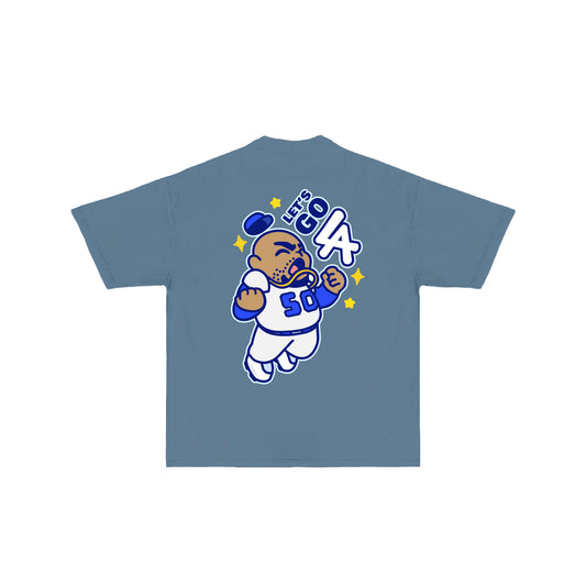 Chunkytani Players Bett On It T-Shirt -Denim Blue