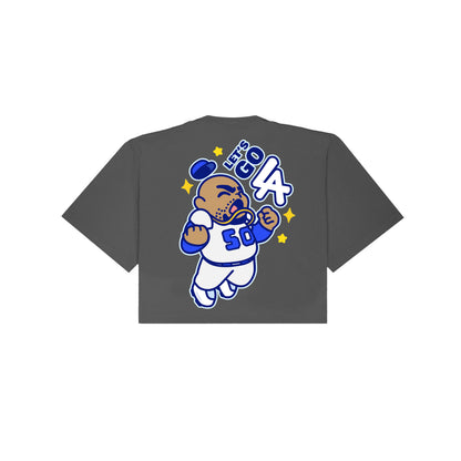 Chunkytani Players Bett On It Cropped T-Shirt - Shadow