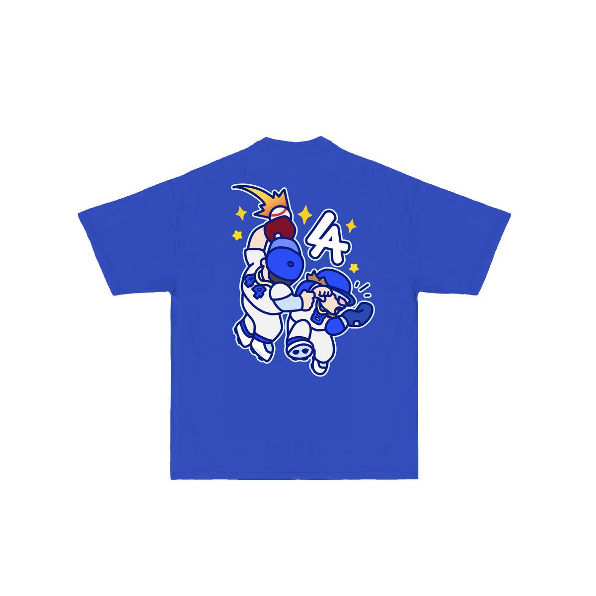 Chunkytani Players Crash Out T-Shirt -Dodger Blue
