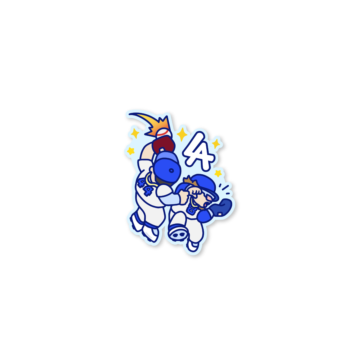 Chunkytani Players Crash Out Sticker