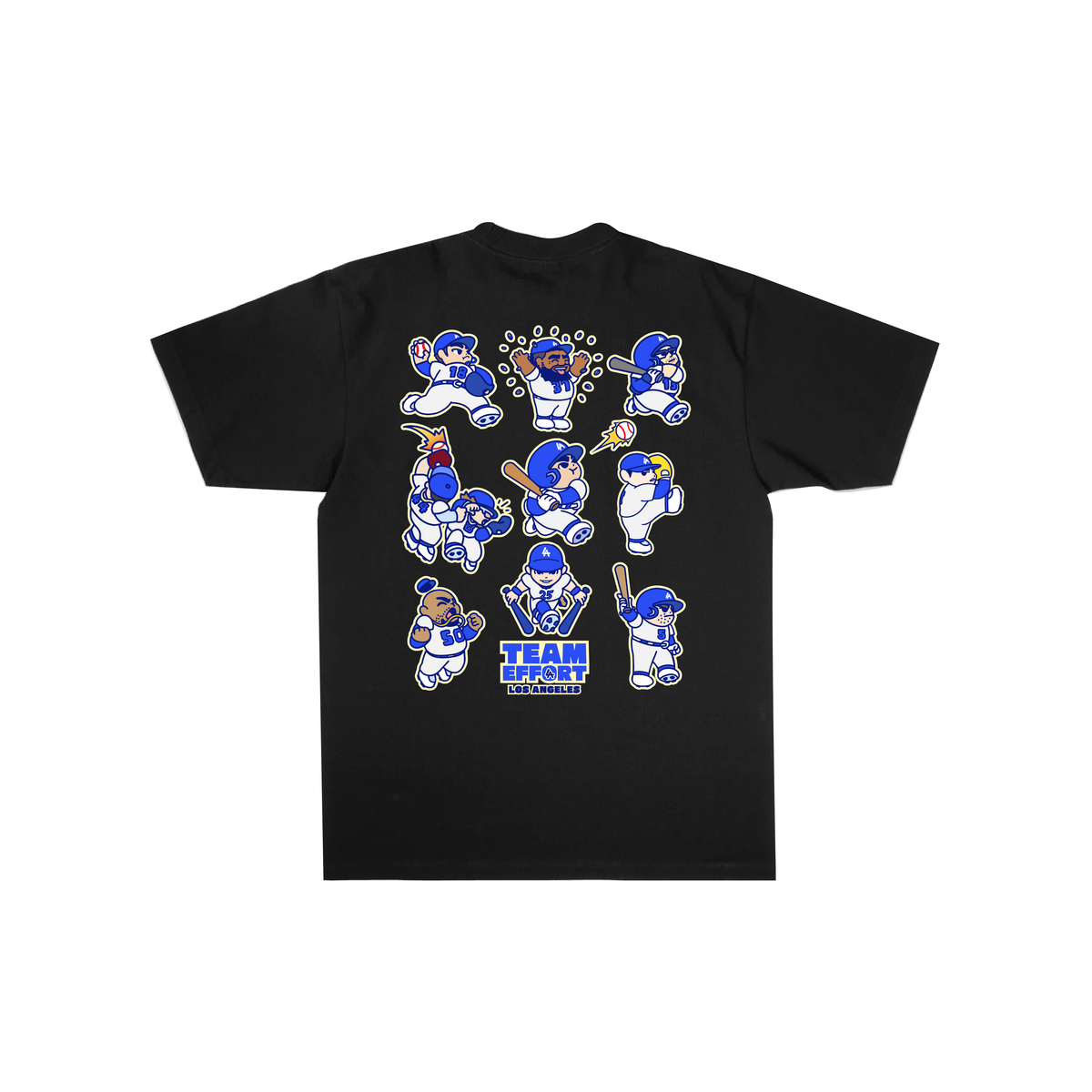 Chunkytani Team Effort Players Grid T-Shirt - Black