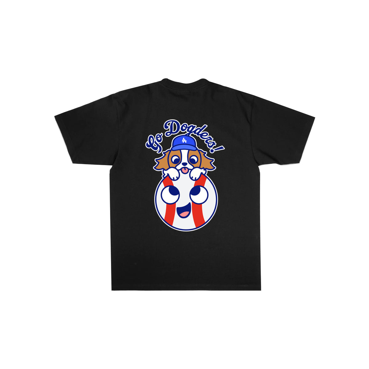 Chunkytani Go Dogders Baseball T-Shirt -Black