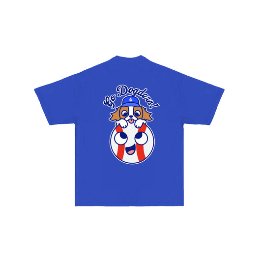 Chunkytani Go Dogders Baseball T-Shirt -Dodger Blue