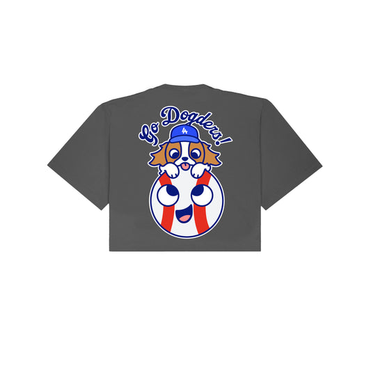 Chunkytani Go Dogders Baseball Cropped T-Shirt -Shadow
