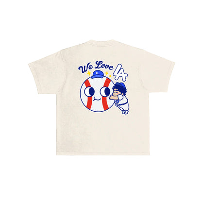 Chunkytani LA Love T-Shirt - Cream