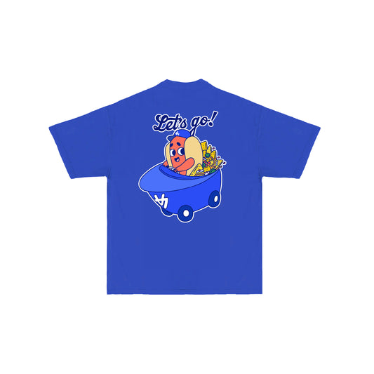 Chunkytani Dogders Snack Car T-Shirt - Dodger Blue