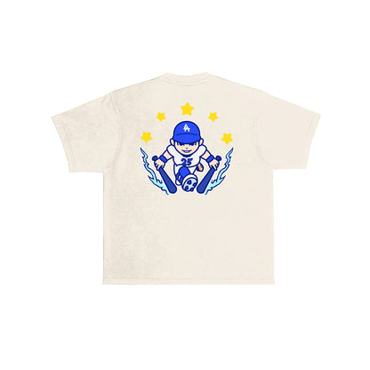 Chunkytani Tommy Two Hands T-Shirt - Cream