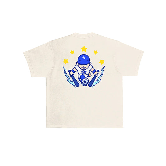 Chunkytani Tommy Two Hands T-Shirt - Cream