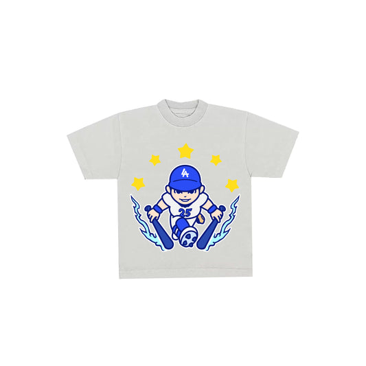 Chunkytani Two Hands Tommy Kids T-Shirt - Cement