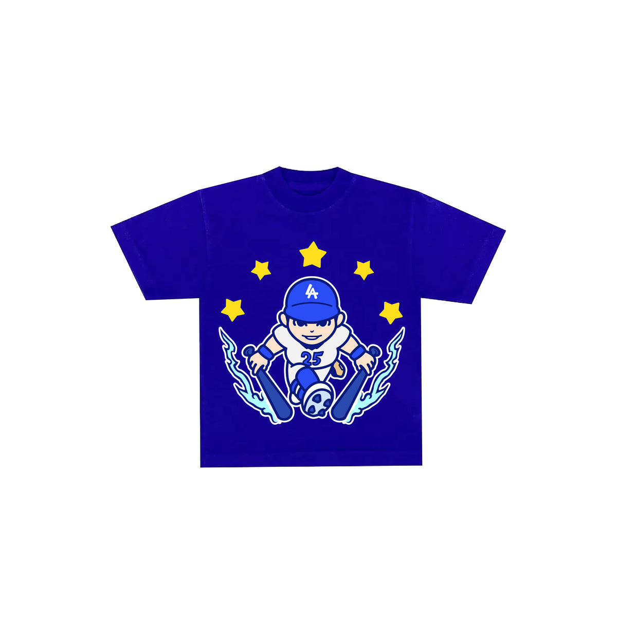 Chunkytani Two Hands Tommy Kids T-Shirt - Dodger Blue