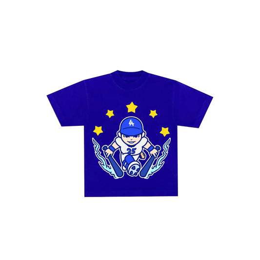 Chunkytani Two Hands Tommy Kids T-Shirt - Dodger Blue