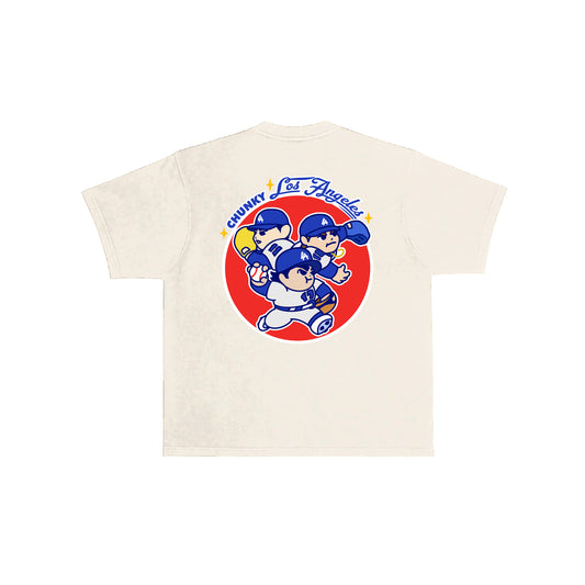 Chunkytani Bullpen T-Shirt - Cream